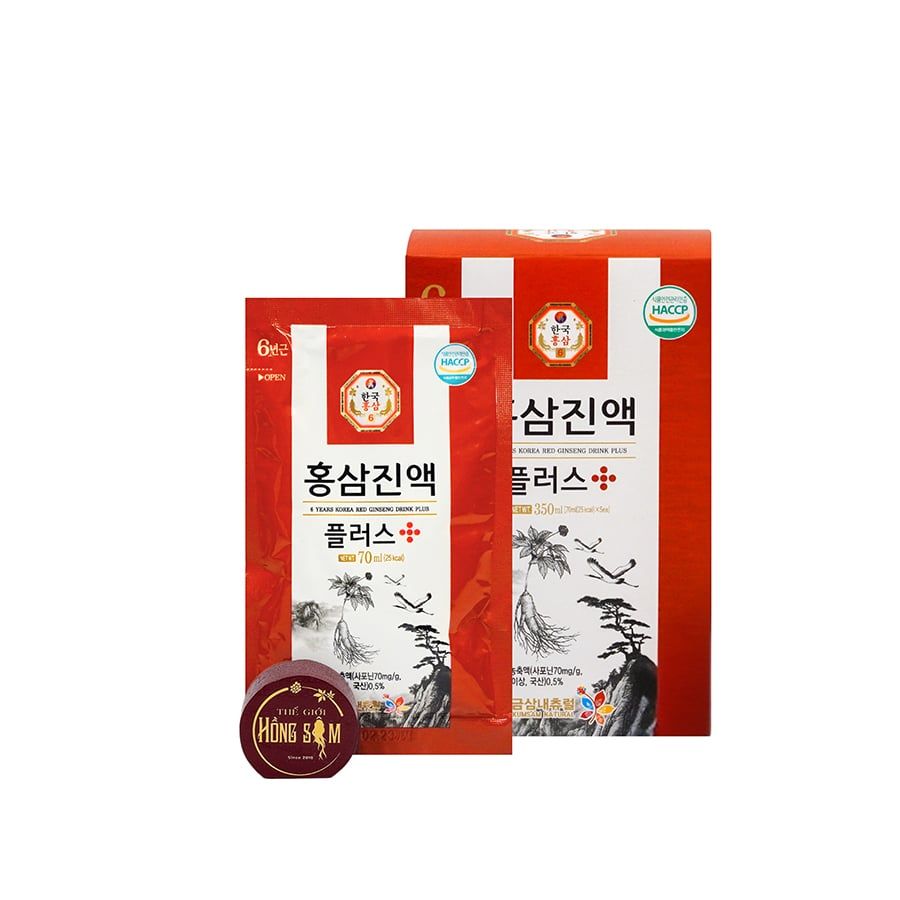 Nước Hồng Sâm Kumsam Natural Hàn Quốc Hộp 30 Gói x 70ml