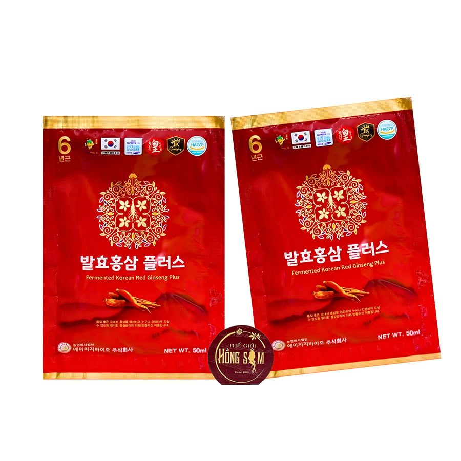 Nước Hồng Sâm Lên Men Hàn Quốc Ginseng King Hộp 30 Gói x 50ml