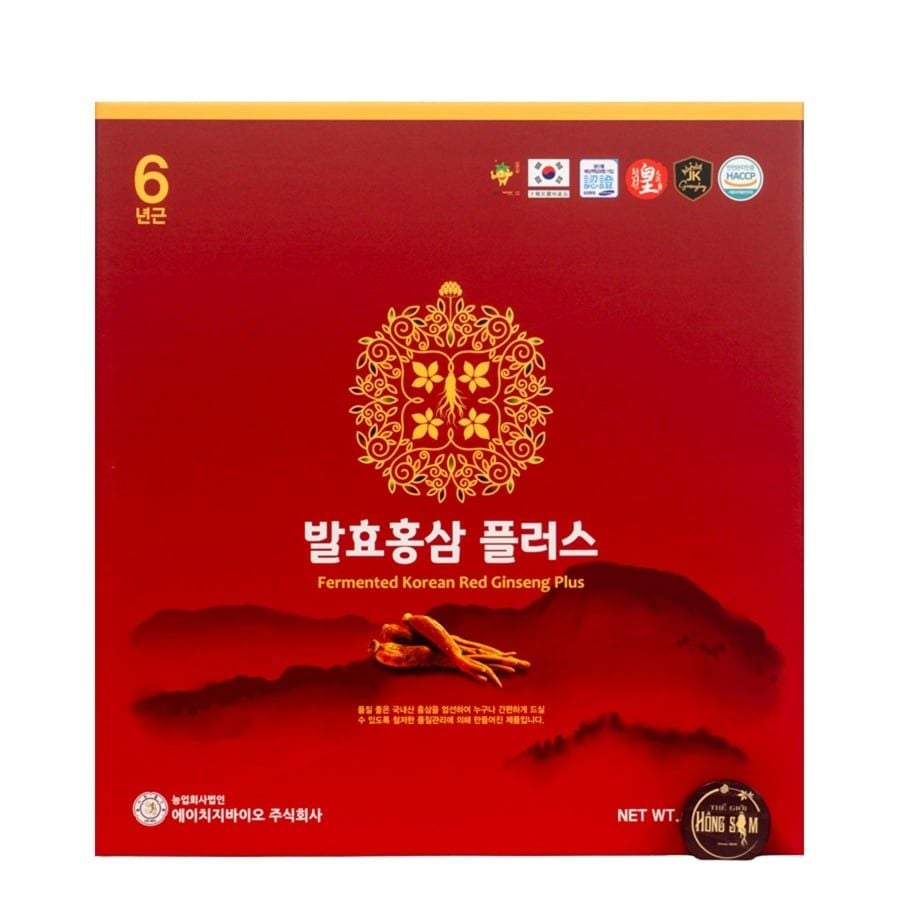 Nước Hồng Sâm Lên Men Hàn Quốc Ginseng King Hộp 30 Gói x 50ml