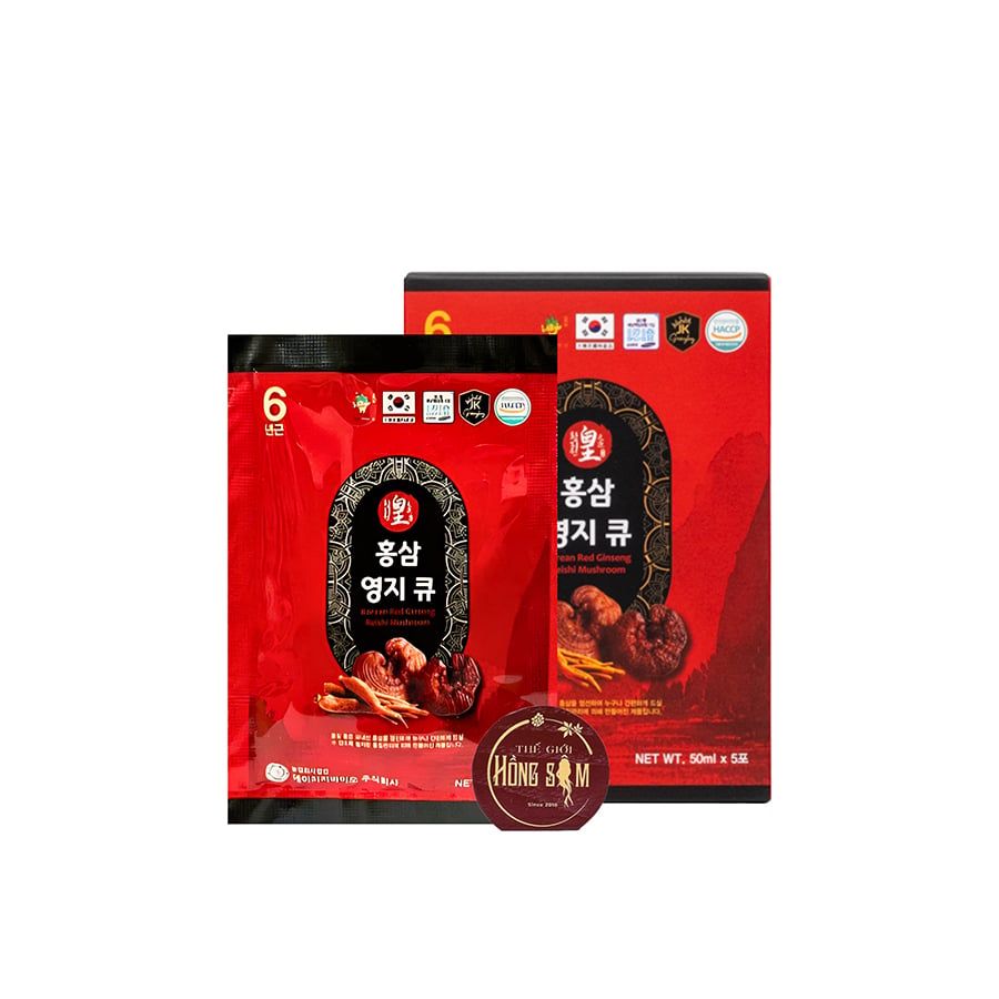 Nước Hồng Sâm Linh Chi Ginseng King Hộp 30 Gói x 50ml