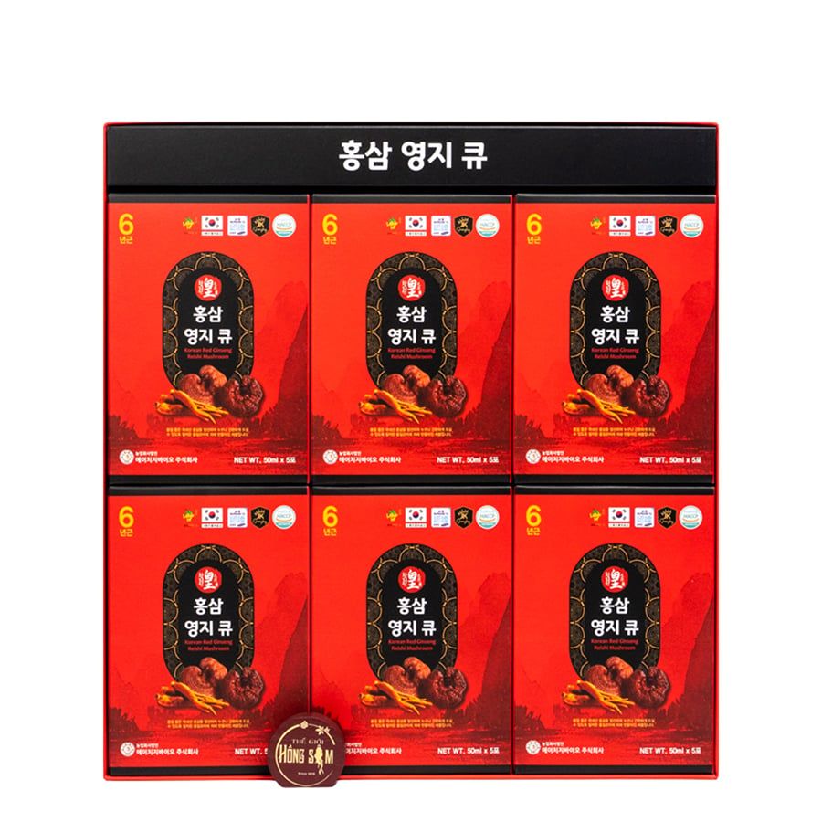 Nước Hồng Sâm Linh Chi Ginseng King Hộp 30 Gói x 50ml