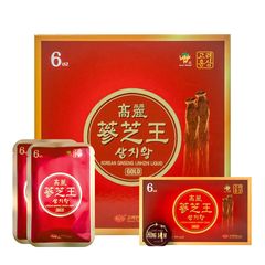 Nước Hồng Sâm Linh Chi KGS Gold Hàn Quốc Hộp 30 Gói x 50ml