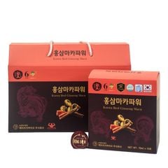 Nước Hồng Sâm Maca HG Bio Hộp 70ml x 20 Gói