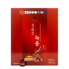 Nước Hồng Sâm Nhung Hươu Linh Chi 365 Hàn Quốc Hộp 30 Gói x 70ml