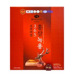 Nước Hồng Sâm Nhung Hươu Linh Chi 365 Hàn Quốc Hộp 60 Gói x 70ml