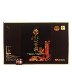 Nước Hồng Sâm Nhung Hươu Táo Đỏ KGS Hàn Quốc Hộp 30 Gói x 50ml