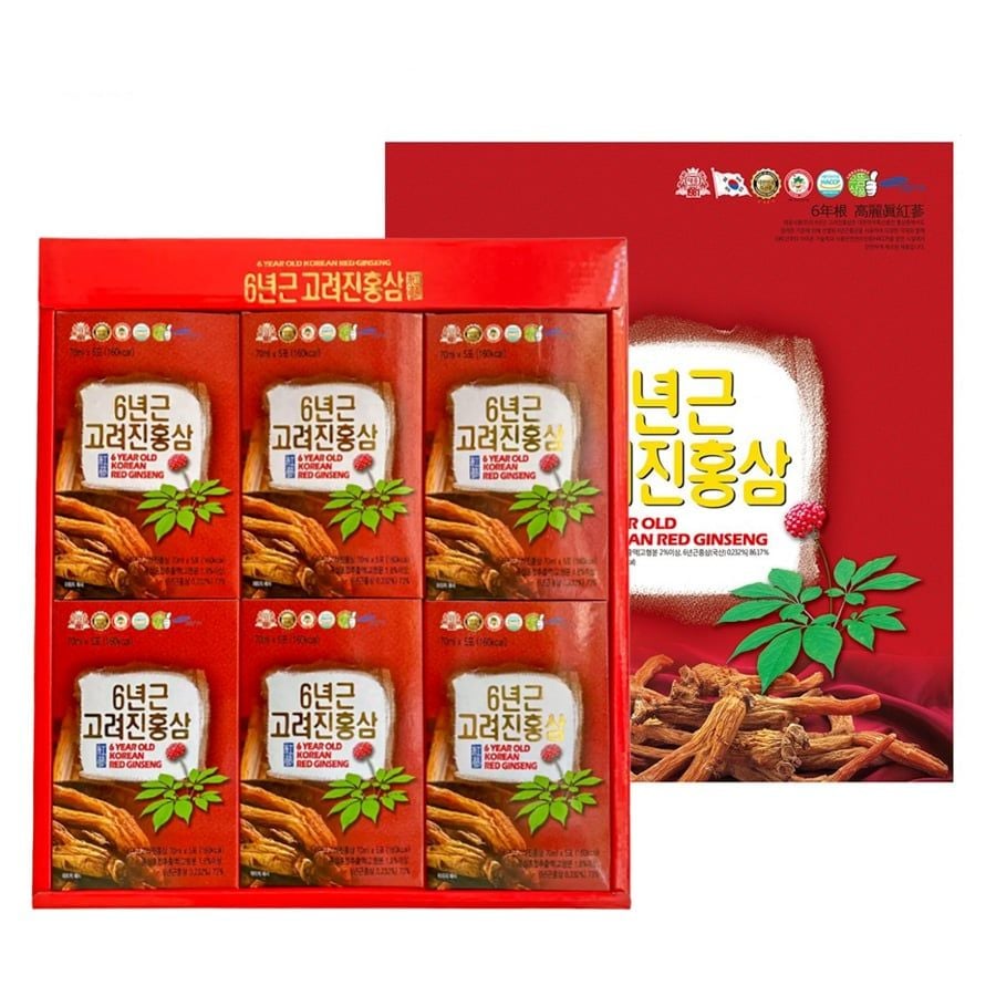 Nước Hồng Sâm Teawong Hàn Quốc Hộp 30 Gói x 70ml