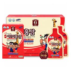 Nước Hồng Sâm Trẻ Em Hàn Quốc Hươu Cao Cổ Gold Kids Kanghwa Hộp 30 Gói x 20ml