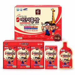 Nước Hồng Sâm Trẻ Em Hàn Quốc Hươu Cao Cổ Gold Kids Kanghwa Hộp 30 Gói x 20ml