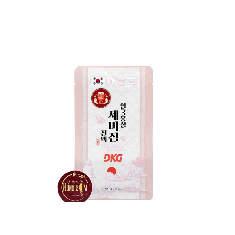 Nước Hồng Sâm Yến Sào G-BIRD DKG Hộp 70ml x 30 Gói