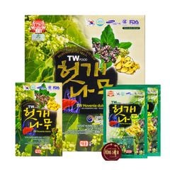 Nước Mát Gan Hovenia Dulcis Teawoong Hàn Quốc Hộp 30 Gói x 70ml