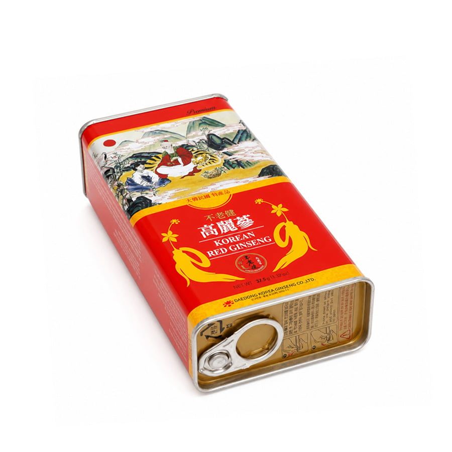 Sâm Củ Khô Hộp Thiếc Premium Daedong 37,5g (2-3 củ)