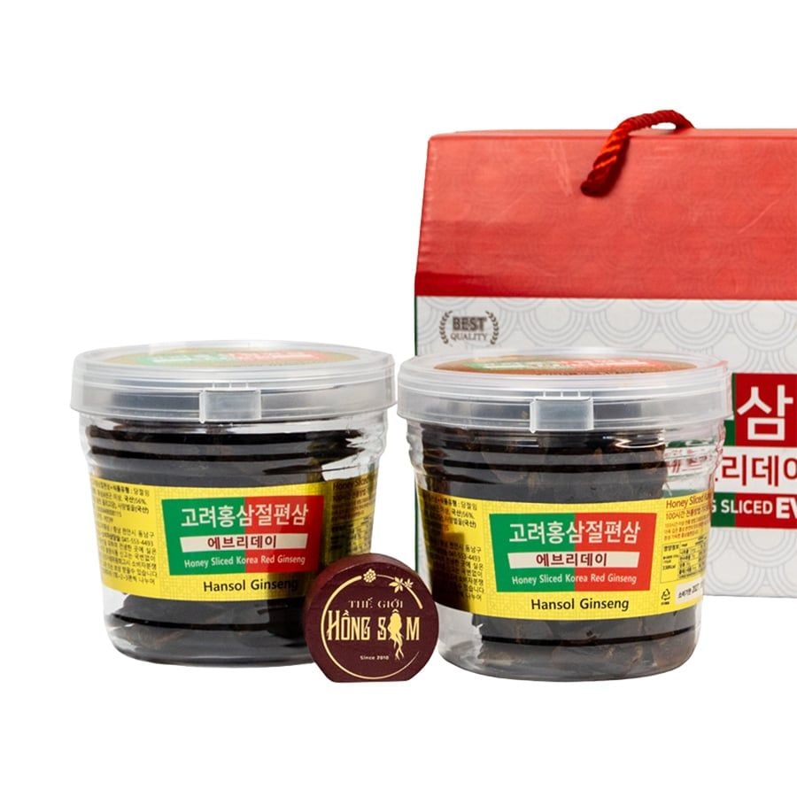 Sâm Lát Tẩm Mật Ong Everyday Daesan 200g x 2 Hộp