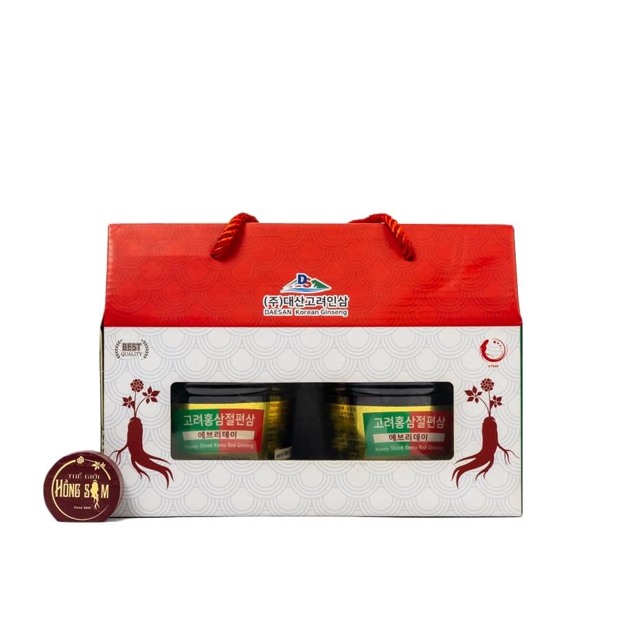 Sâm Lát Tẩm Mật Ong Everyday Daesan 200g x 2 Hộp
