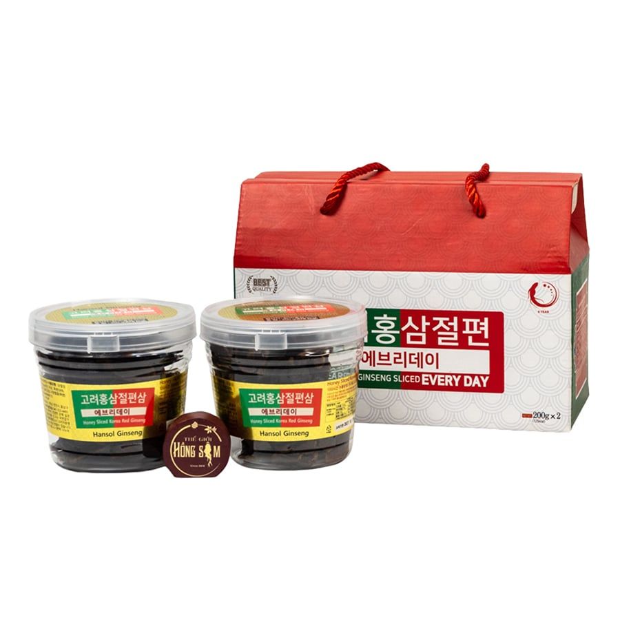 Sâm Lát Tẩm Mật Ong Everyday Daesan 200g x 2 Hộp