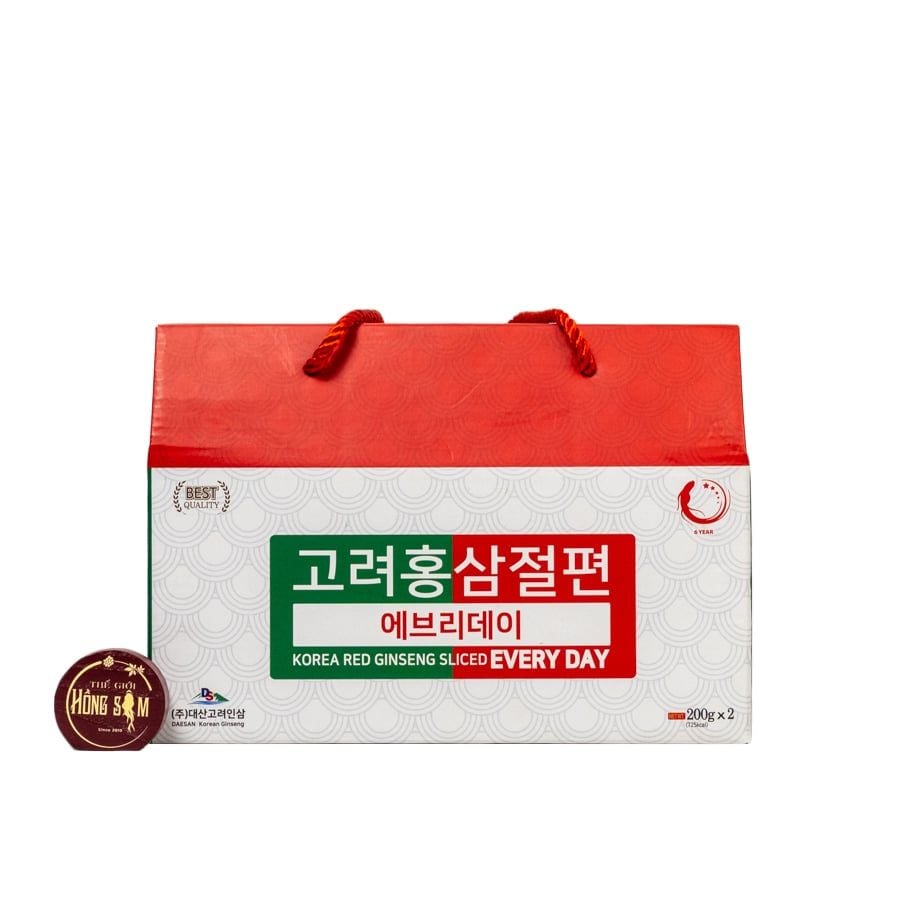 Sâm Lát Tẩm Mật Ong Everyday Daesan 200g x 2 Hộp