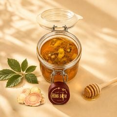 Sâm Ngọc Linh Ngâm Mật Ong Rừng Hũ 250ml