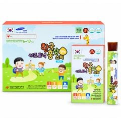 Thạch Hồng Sâm Hàn Quốc Cho Bé Daedong - Baby Korean Red Ginseng Jelly Junior 30 Gói x 20g (6-13 Tuổi)