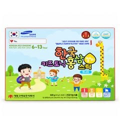 Thạch Hồng Sâm Hàn Quốc Cho Bé Daedong - Baby Korean Red Ginseng Jelly Junior 30 Gói x 20g (6-13 Tuổi)