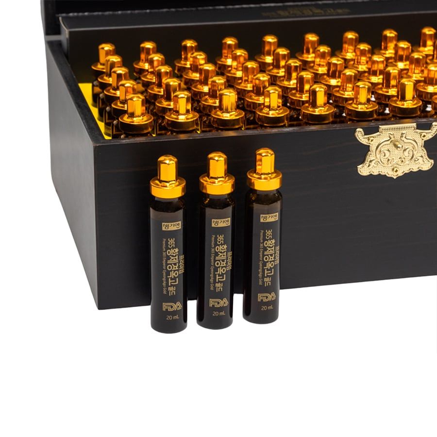 Tinh Chất Nước Đông Trùng Hạ Thảo 365 Hàn Quốc Hộp 60 Ống x 20ml (Hình Rồng)