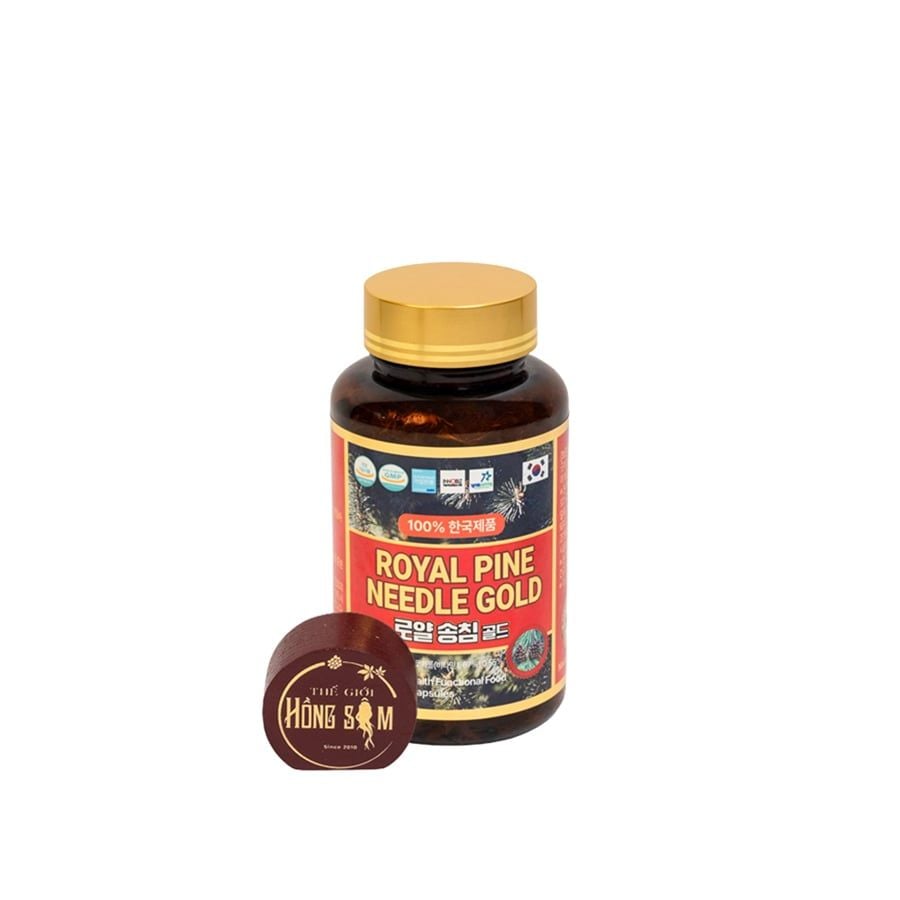 Tinh Dầu Thông Đỏ Red Pine Gold Hàn Quốc Lọ 100 Viên
