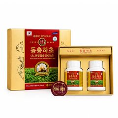 Hộp 120 Viên Đông Trùng Hạ Thảo Bio Apgold (Hộp 2 Lọ x 60 Viên)