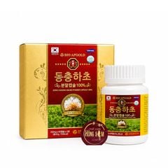 Hộp 120 Viên Đông Trùng Hạ Thảo Bio Apgold (Hộp 2 Lọ x 60 Viên)
