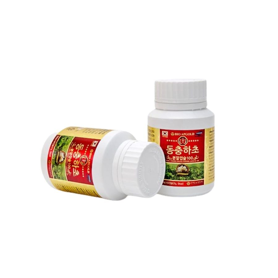 Hộp 120 Viên Đông Trùng Hạ Thảo Bio Apgold (Hộp 2 Lọ x 60 Viên)
