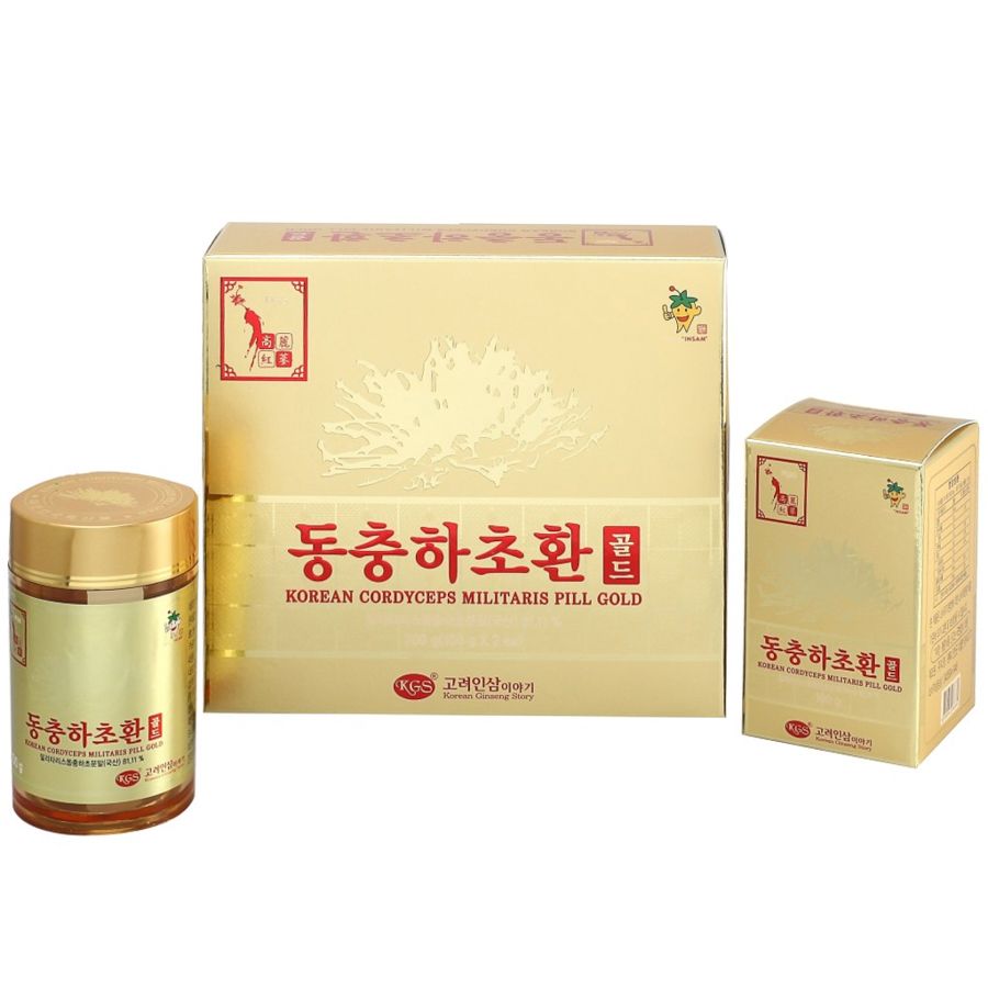 Viên Đông Trùng Hạ Thảo KGS Gold 100g x 2 Lọ