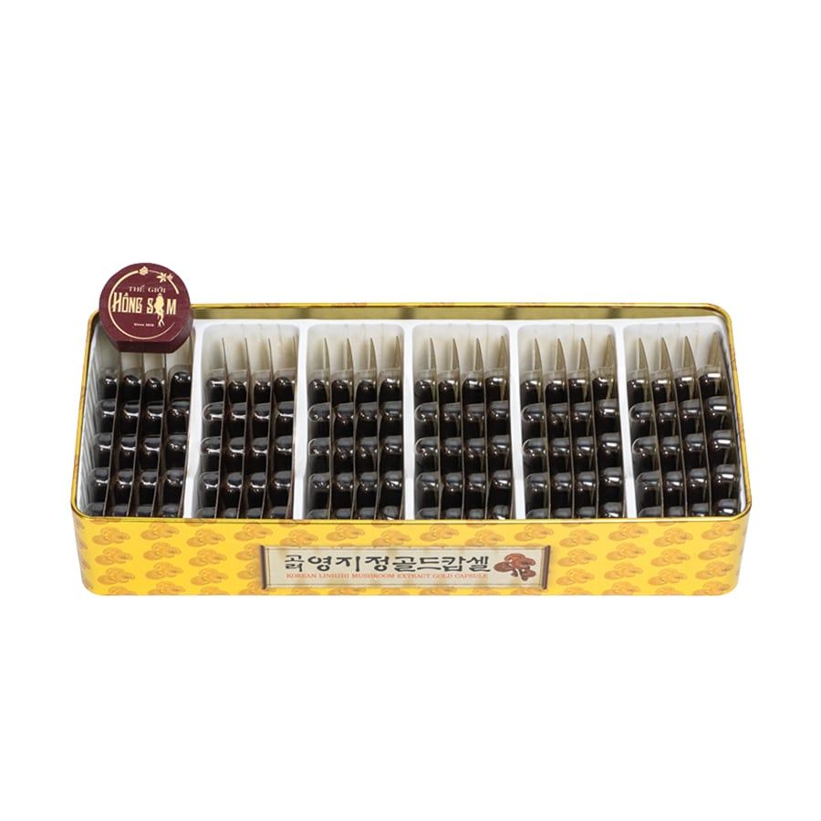 Viên Linh Chi Hộp Thiếc 830mg x 120 Viên KGS Hàn Quốc