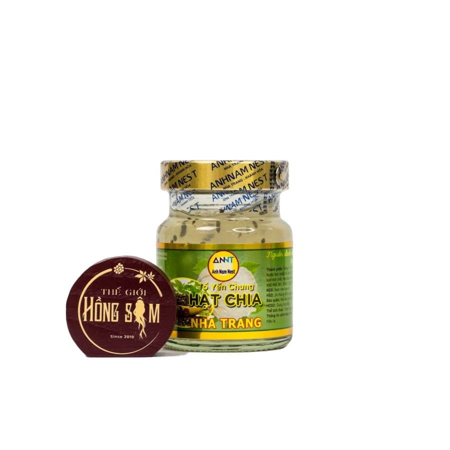 Tổ Yến Chưng hạt Chia Hủ 70ml (Hộp 6 Hũ)