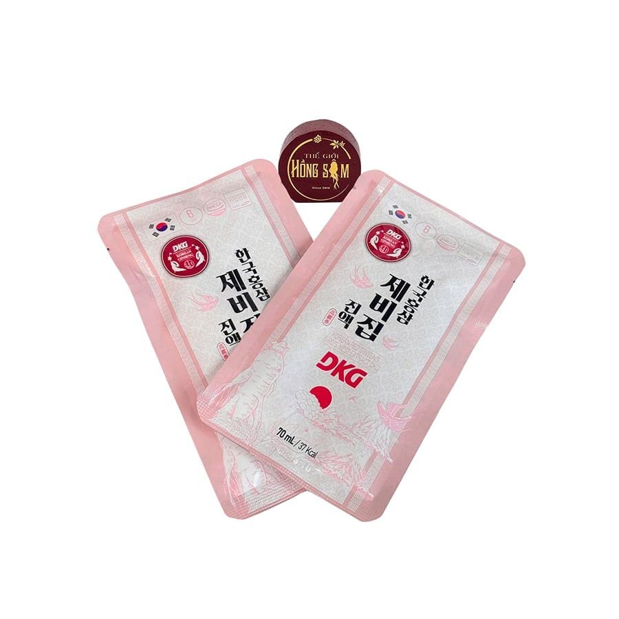 Nước Hồng Sâm Yến Sào G-BIRD DKG Hộp 70ml x 30 Gói