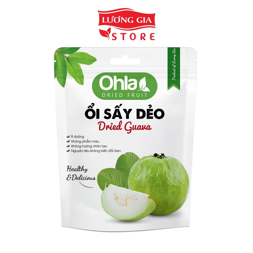 Combo Tứ vị sấy dẻo Ohla ( Xoài chín 40g, Ổi 40g, Bưởi 40g, Dâu 30g)