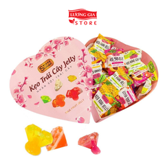 Kẹo kim cương hộp trái tim 200g