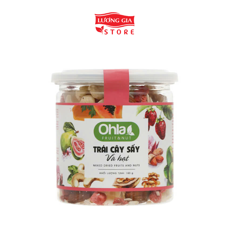 Trái cây sấy và hạt Ohla - 180g