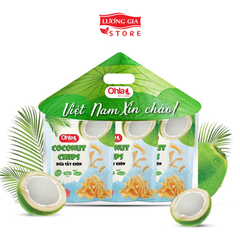Set nón lá dừa sấy giòn Ohla (5x50g)