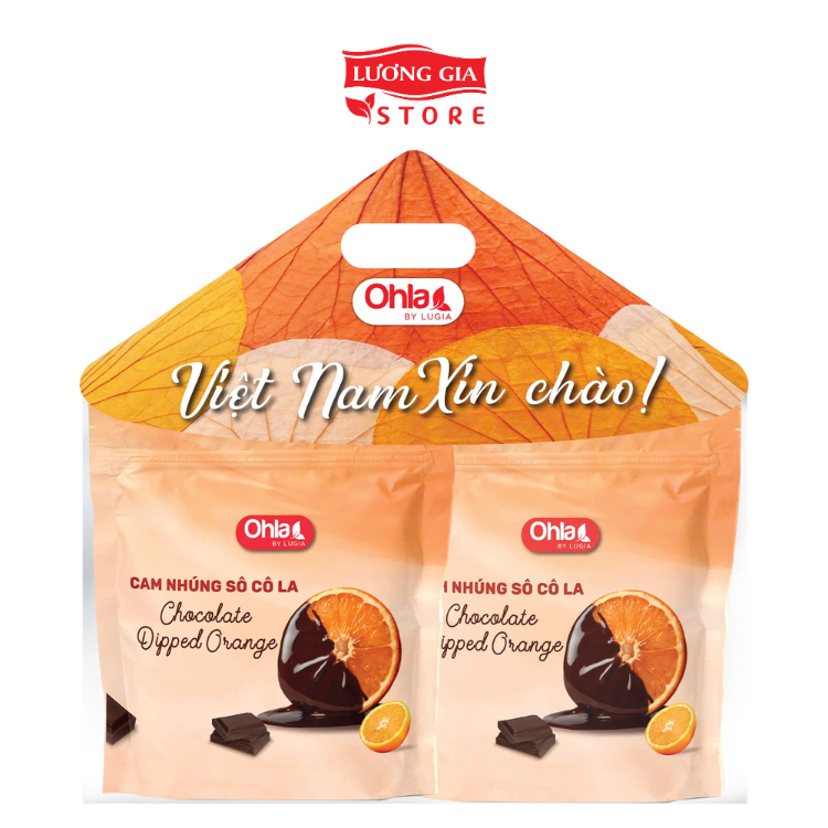 Set nón lá cam nhúng sô-cô-la (5x100g)