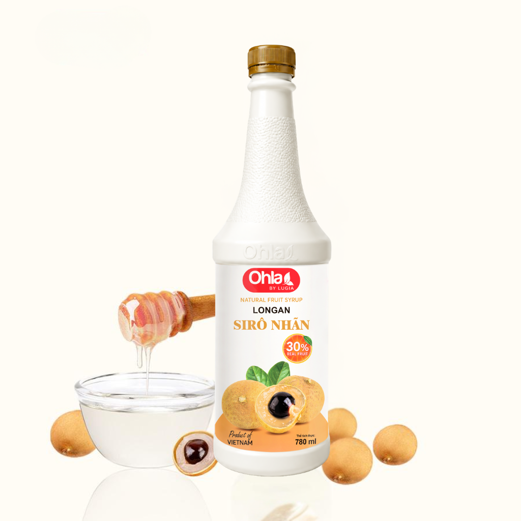 Siro Nhãn 30% thịt quả chai 780ml