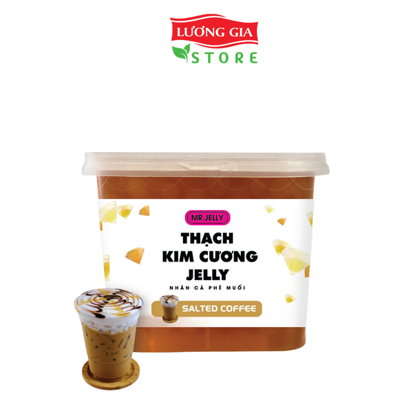 Thạch Kim Cương Nhân Cà Phê Muối Jelly 2kg