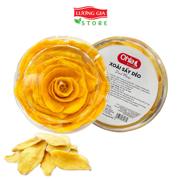 Hộp hoa xoài sấy dẻo Ohla 200g
