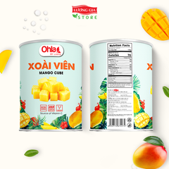 Trái cây tươi đóng lon Ohla 950g - Xoài Viên