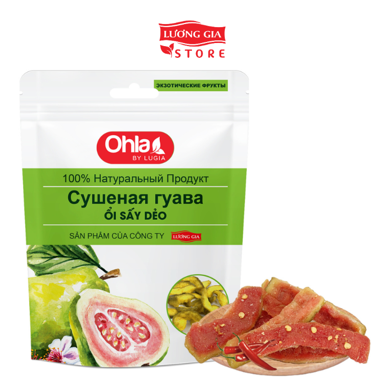 Ổi sấy dẻo muối ớt Ohla 500g