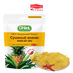 Thơm sấy dẻo muối ớt túi 500g