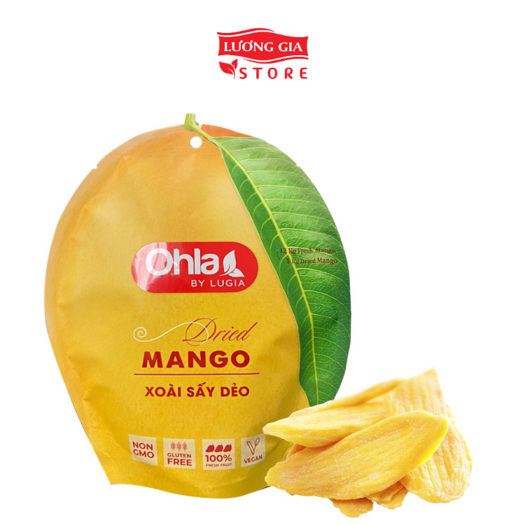 Túi trái xoài sấy dẻo Ohla 200g