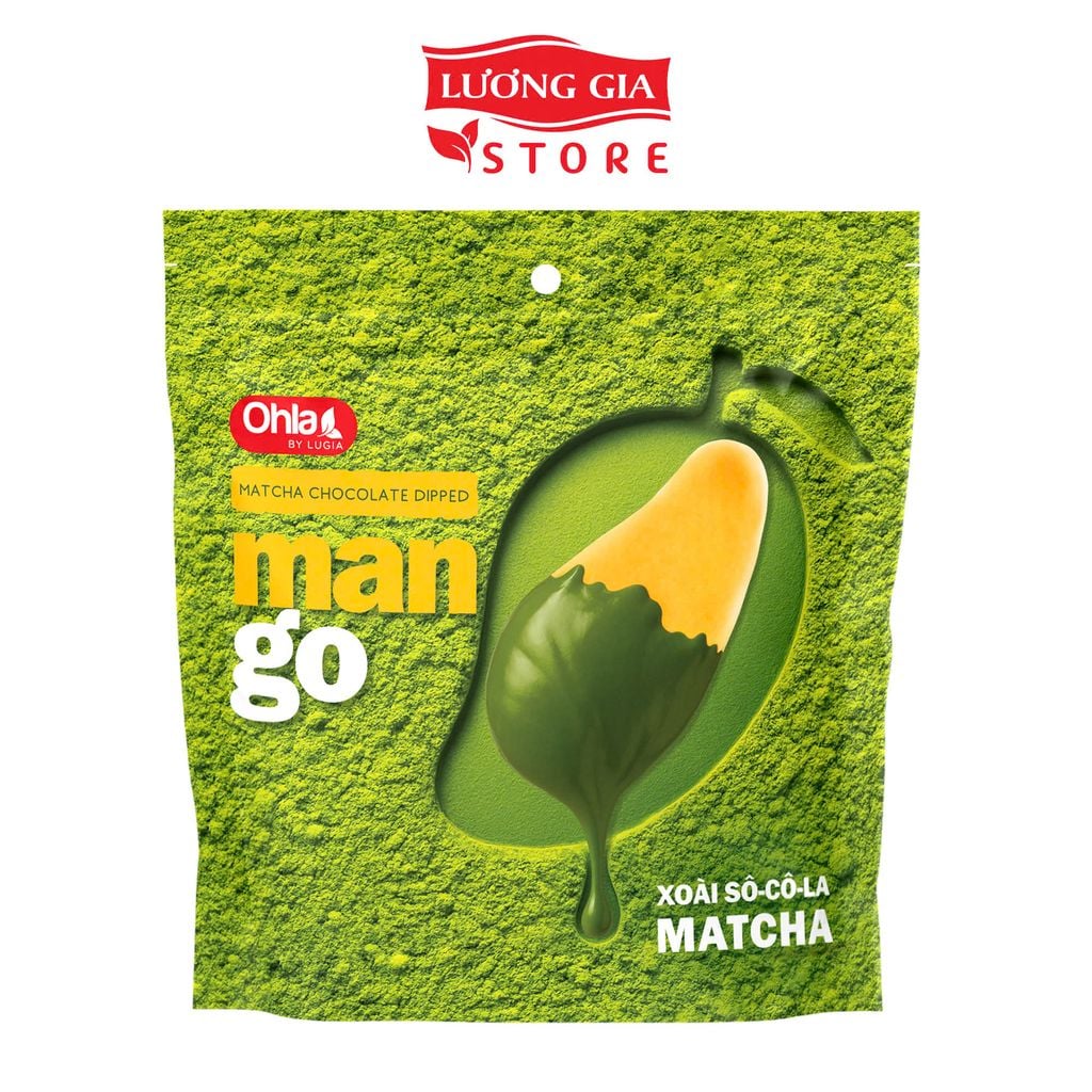 Túi xoài sô-cô-la matcha Ohla 100g