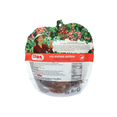 Vải Sấy Dẻo Không Đường túi 200g