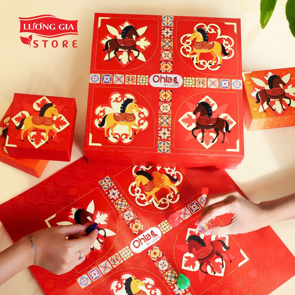 Set Quà Tết Ohla – Mã Đáo Thành Công | Quà Tết Doanh Nghiệp Cao Cấp 2026