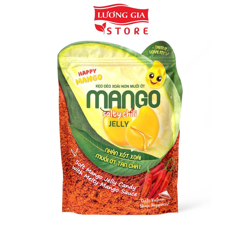 Túi Kẹo Dẻo Xoài Non Lắc Muối Ớt 300g