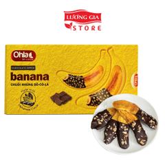 Chuối nhúng sô-cô-la Ohla 180g