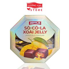 Hộp Kẹo Sô-cô-la Xoài Jelly 150g - Kẹo dẻo phủ chocolate nhân sốt xoài tan chảy